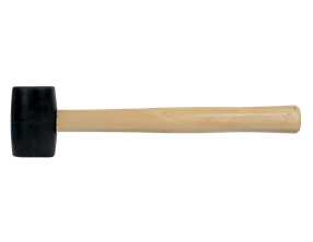 Картина на Черни гумени чукове, дървена дръжка